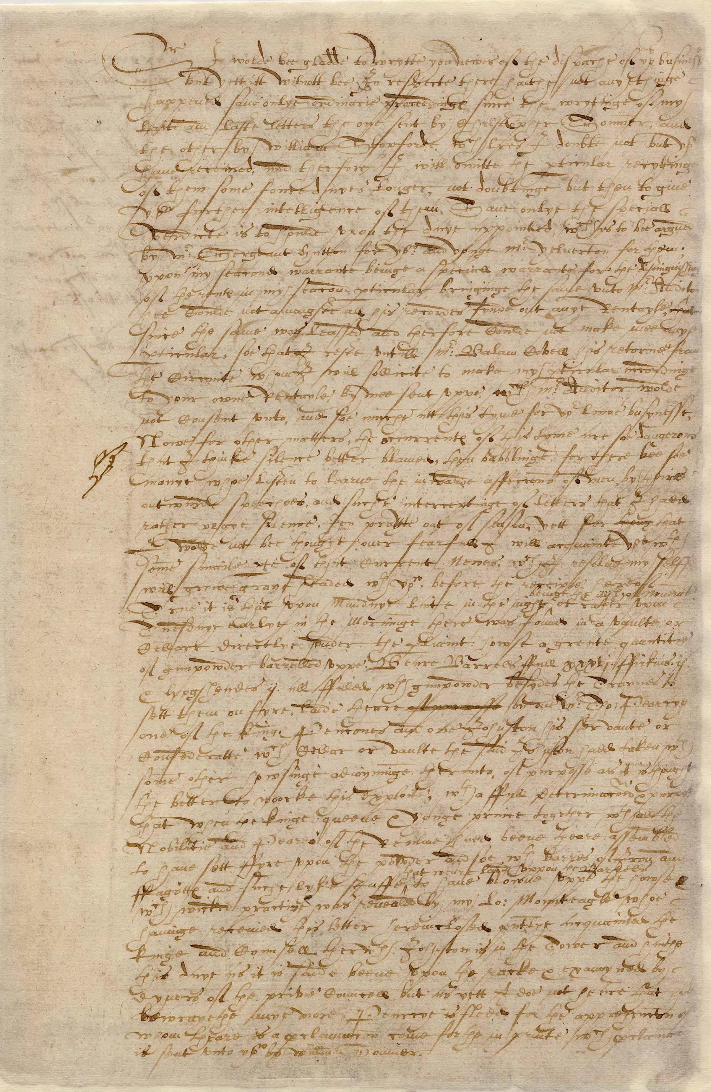 Gunpowder Plot Letter